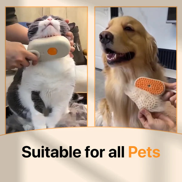 3-in-1 Pet Steam Brush